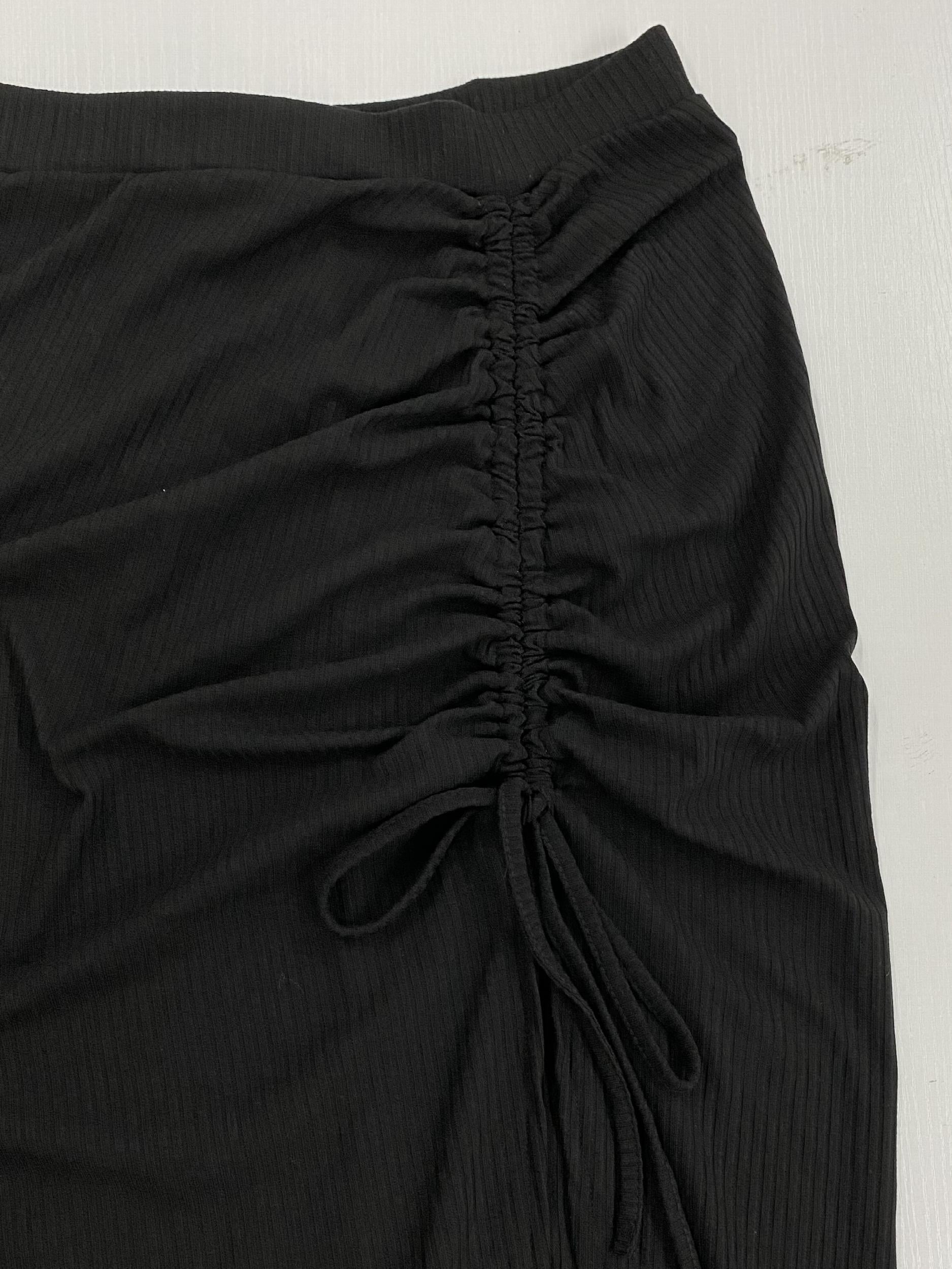 Drawstring Ruched High Waist Summer Skirts Women's Clothing