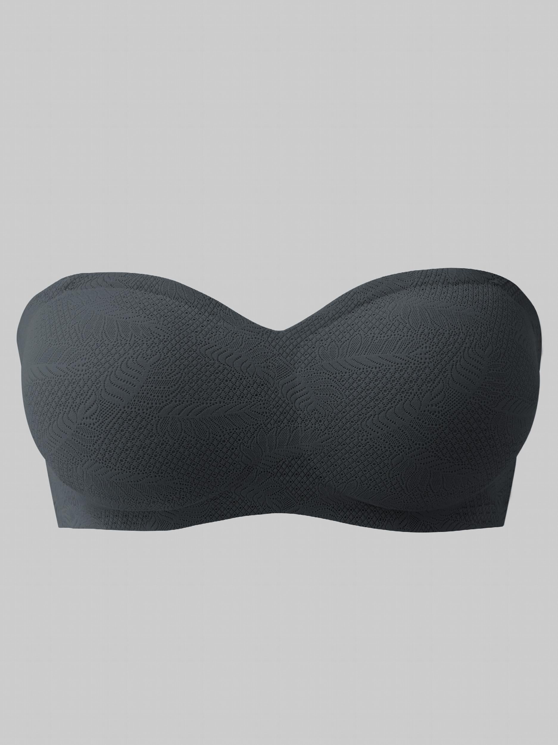 Soft Stretch Bandeau Bra Strapless Comfy Women's Lingerie