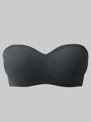 Soft Stretch Bandeau Bra Strapless Comfy Women's Lingerie