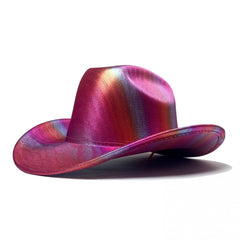 Men's Bronzing Breathable Cowboy Hat for Party