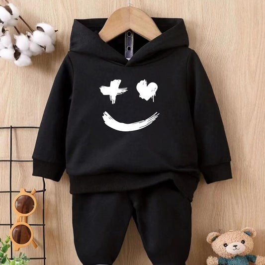 Infant Baby Hooded Sweatshirt & Trousers Set