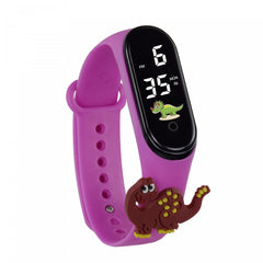 Dinosaur Doll Sport Watch LED Touch Screen Electronic Watch