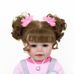 Reborn Toddler Girl Doll 55-88cm Full Vinyl with Rooted Hair & Koala Plush