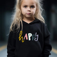 Girls 2pcs Cartoon Hooded Sweatshirt & Sweatpants Set