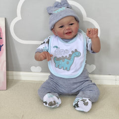 19in Reborn Baby Doll Lifelike Newborn Soft Touch 3D Skin Hand Painted