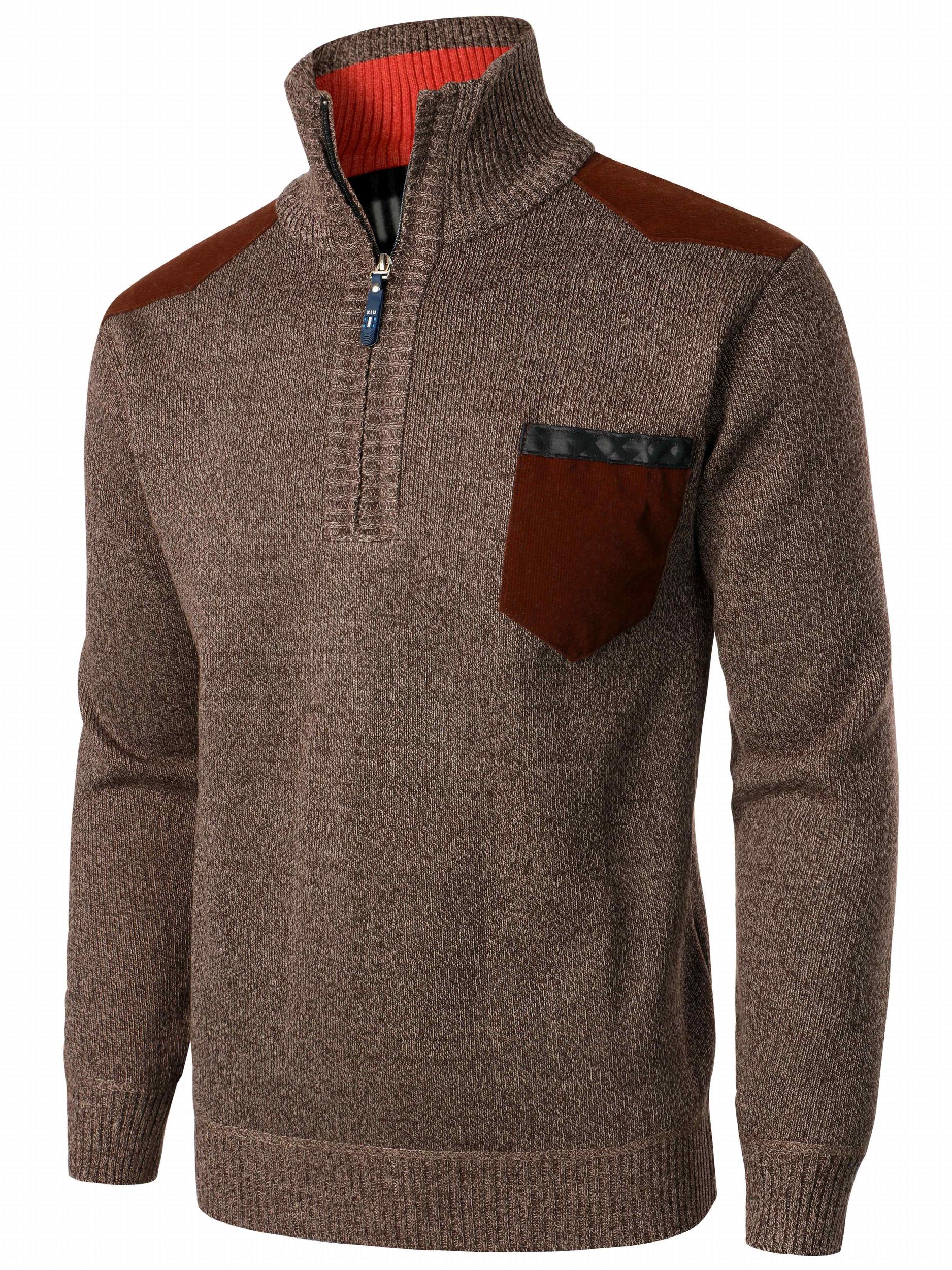 Men's Casual Warm Knitted Sweater for Fall Winter