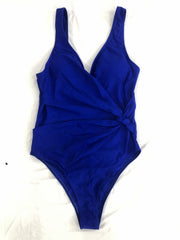 Ruched Knot High Cut One Piece Swimsuit for Women