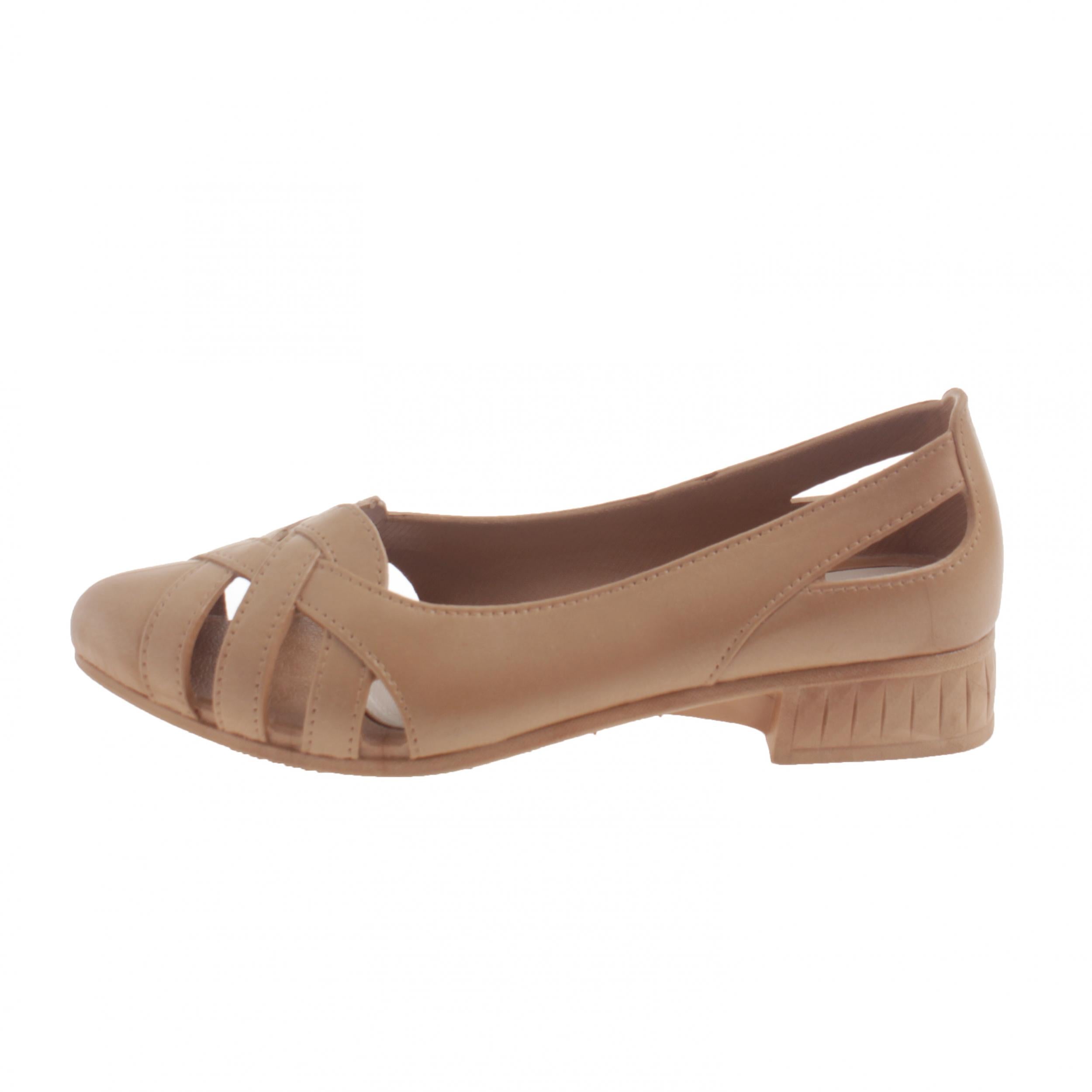 Hollow Out Flat Shoes PVC Pointed Toe Slip On Wear Resistant Breathable Flats