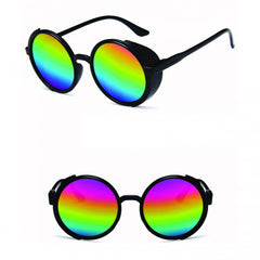 Steampunk Tinted Sunglasses, Y2K Retro Light Sensitive Glasses