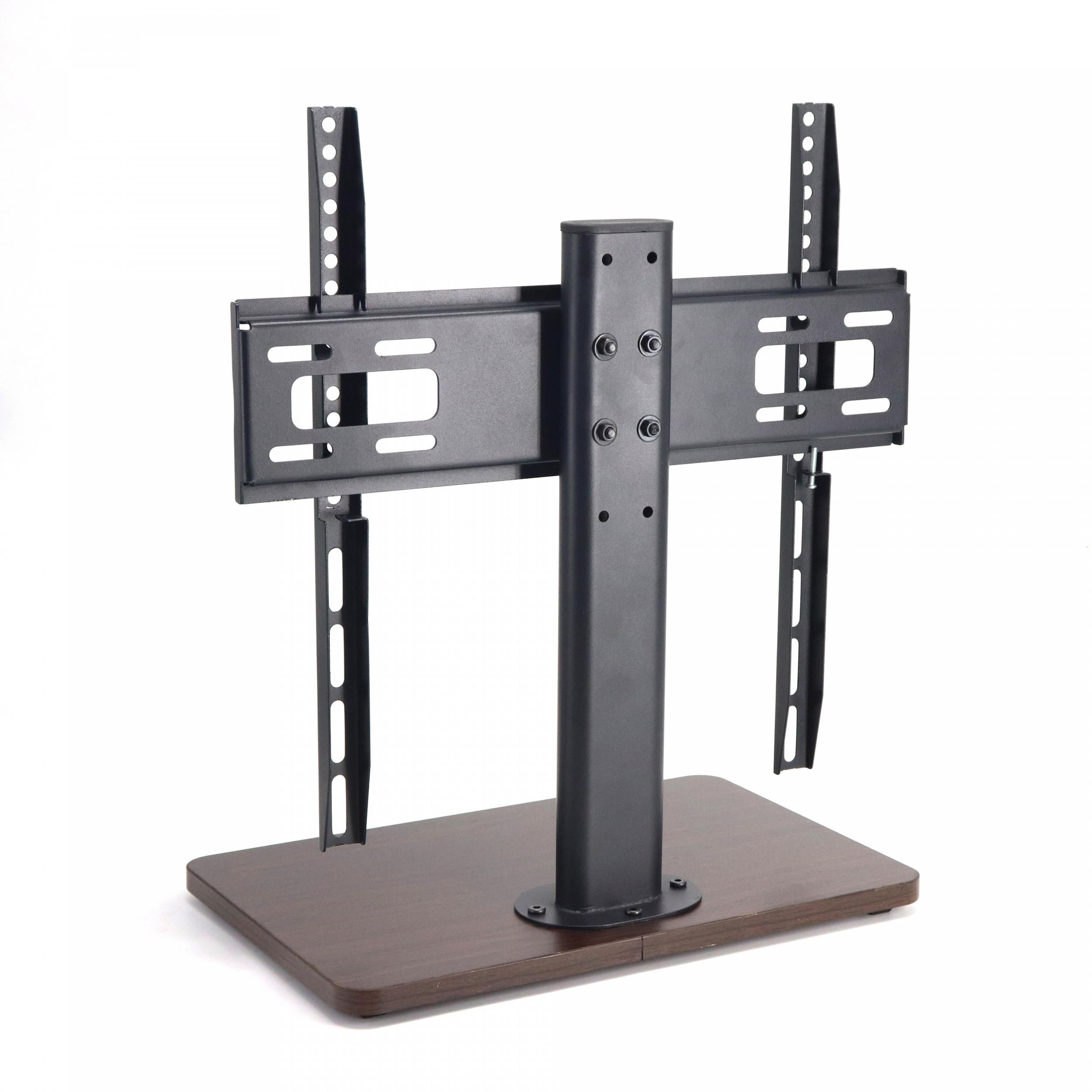 Universal TV Wall Mount with Wood Grain Base for 66-139 cm TVs