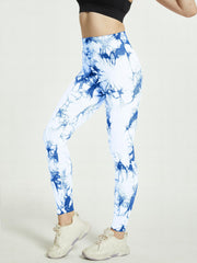 Tie Dye Seamless Leggings High Stretch Fitness Yoga Pants