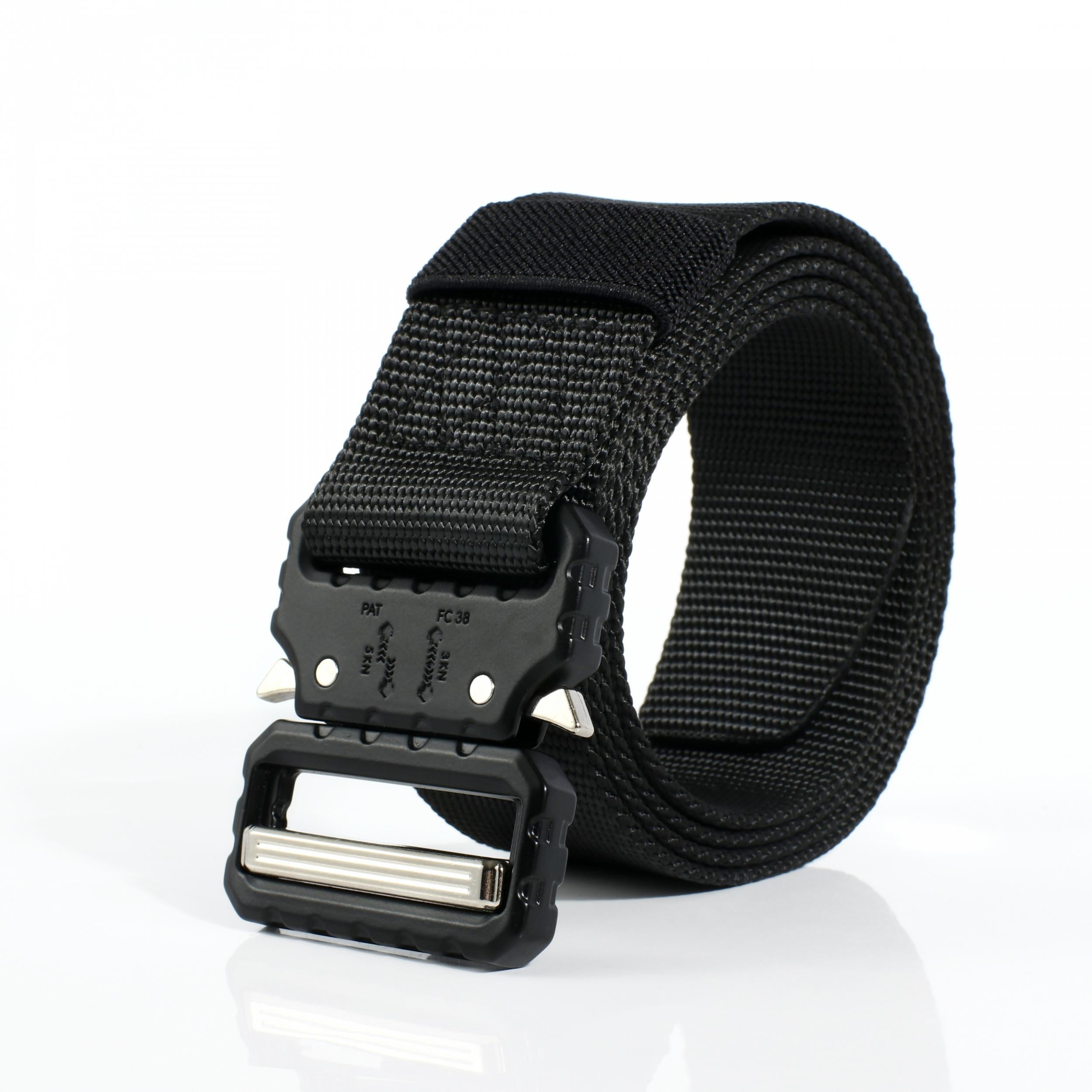 Alloy Buckle Quick Trousers Belt Canvas Nylon Automatic Buckle Tooling Belt