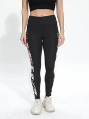 Camo High Stretch Yoga Pants Slim Fit With Pocket