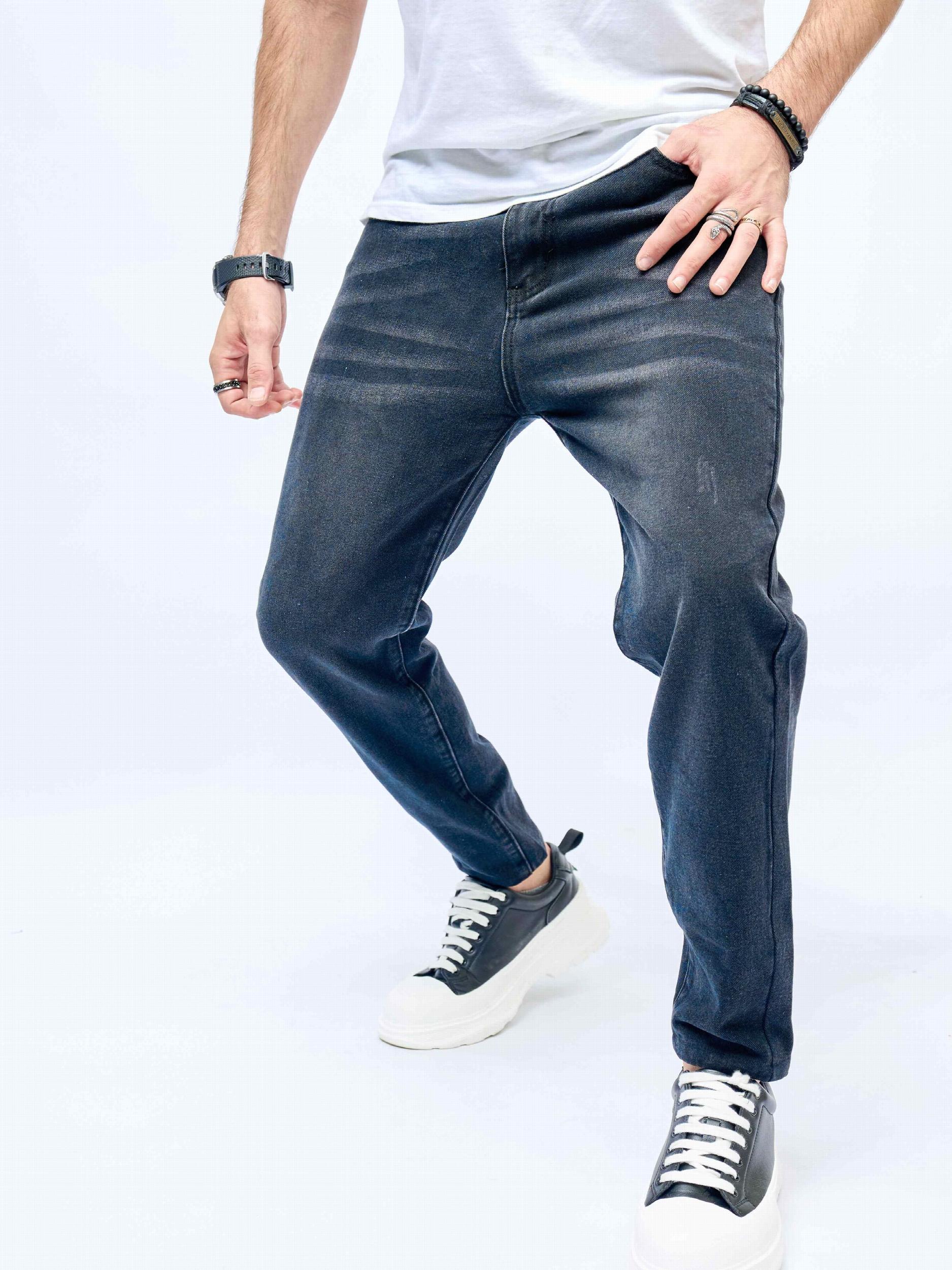 Men's Slim Fit Distressed Denim Jeans