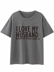 Cozy Short Sleeve Crew Neck Top for Women's Lounge