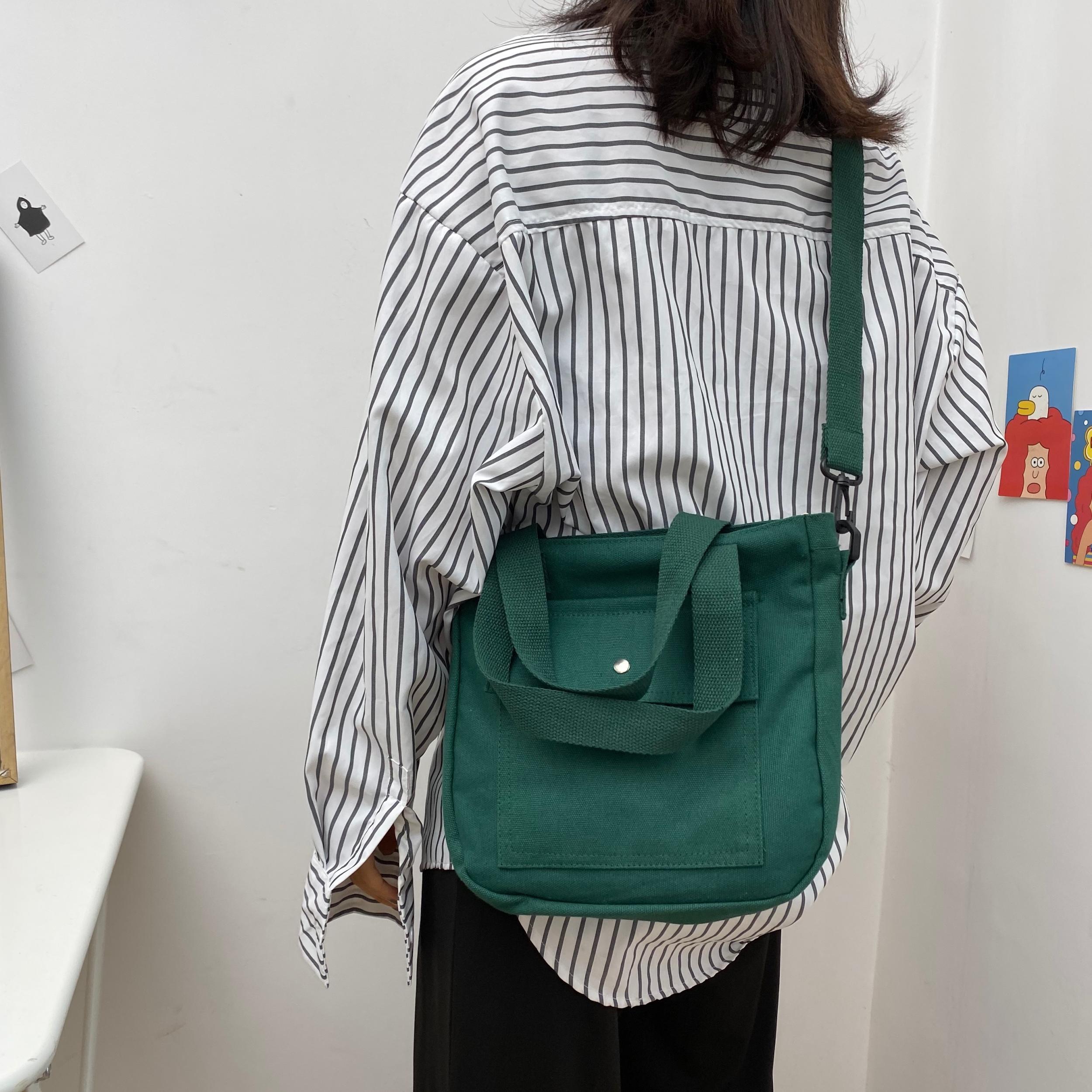 Women Canvas Handbags Large Capacity Tote Bags Crossbody Shoulder Bags