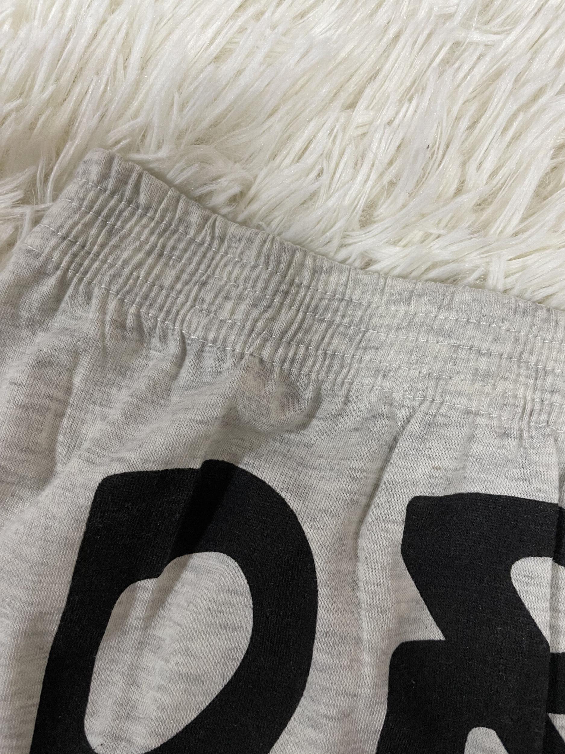 Letter Print Casual Shorts Women's Clothing