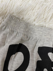 Letter Print Casual Shorts Women's Clothing