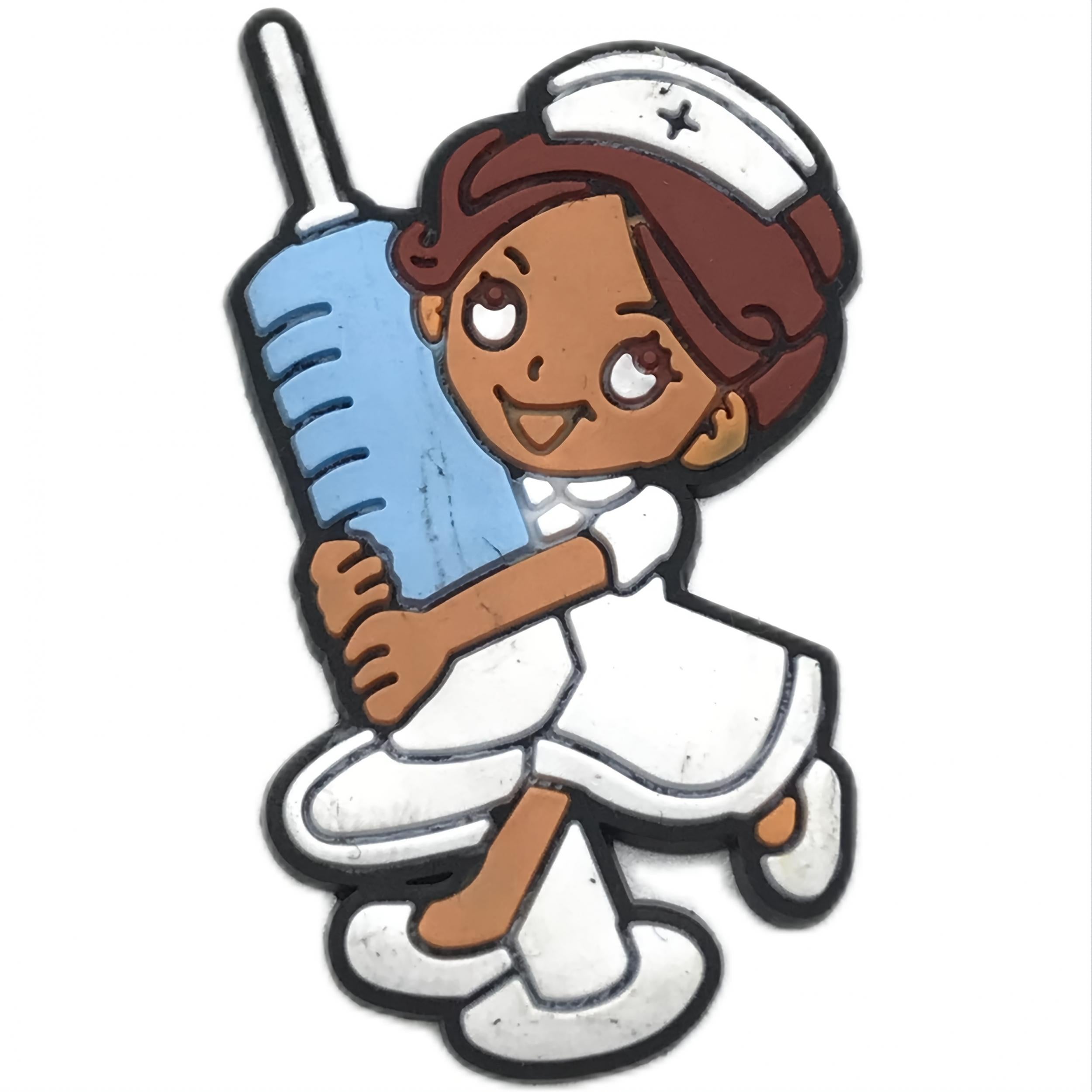 15pcs Nurse Pattern Shoe Decorations for Christmas & Birthday Favors