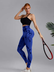 Tie Dye Sports Leggings High Waist Butt Lifting Yoga Pants