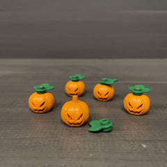 Halloween Pumpkin Building Blocks DIY Accessories Mixed Colors