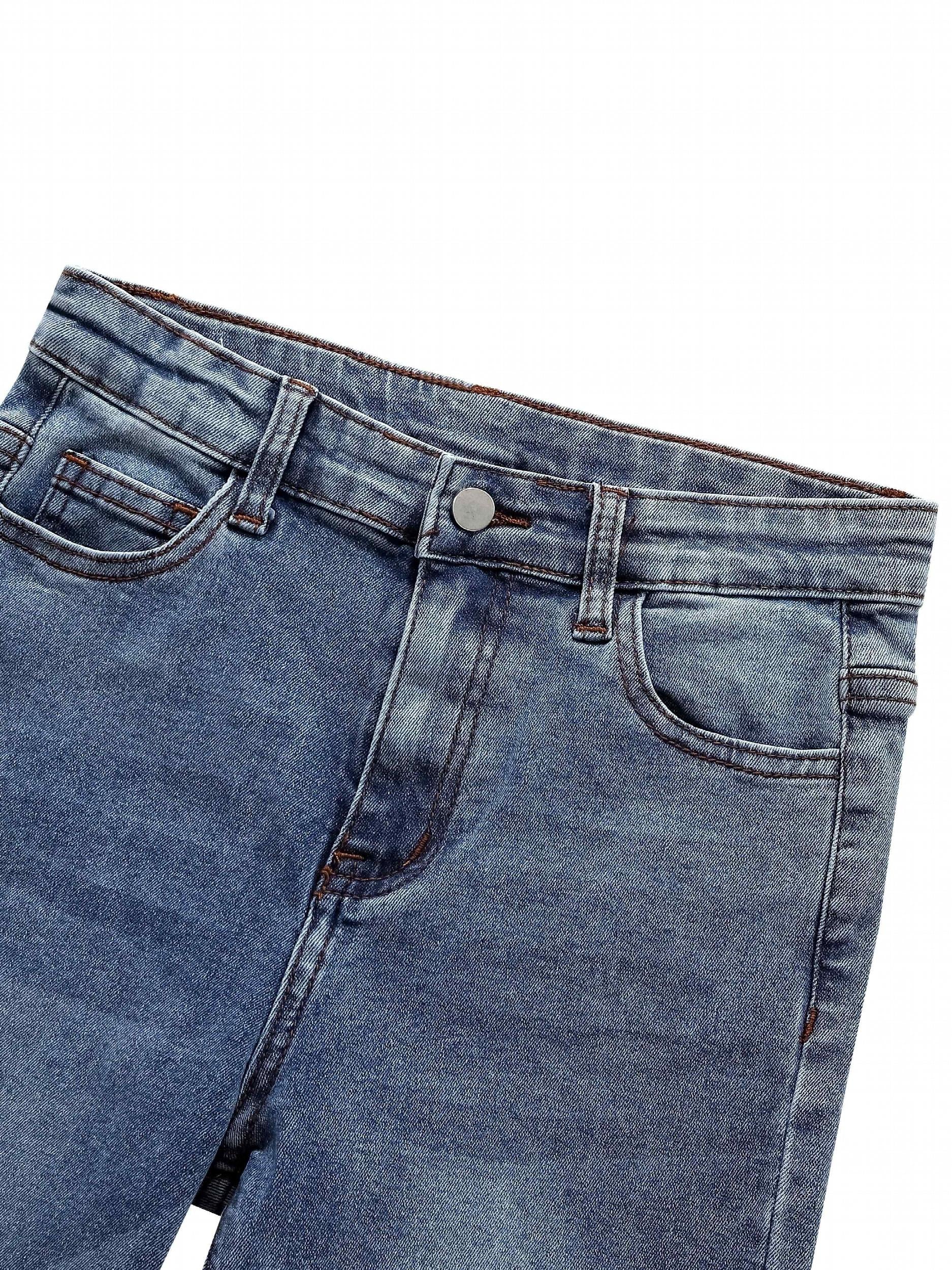 Boys Straight Cut Denim Pants for Spring