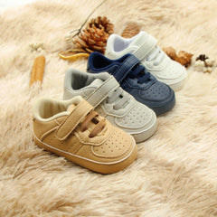 Baby Boys Hook & Loop Sneakers Lightweight & Non Slip