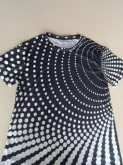 Men's Geometry Graphic T shirt Casual Mid Stretch Breathable 3D Print Tee