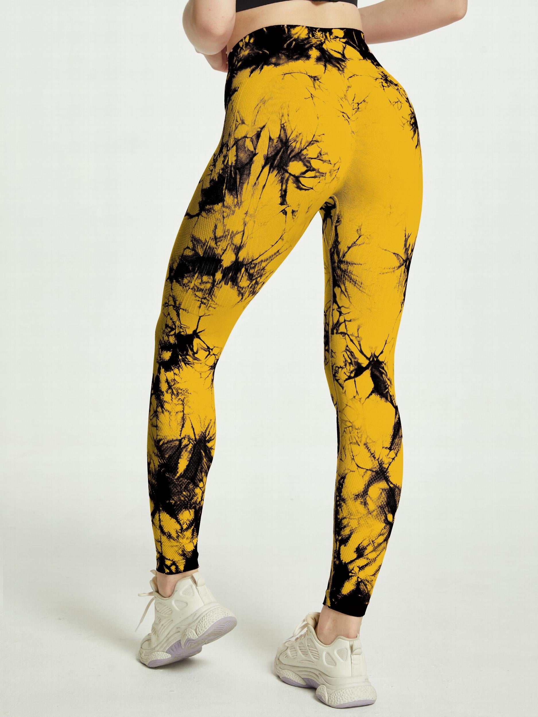 High Stretch Tie Dye Yoga Pants Women's Activewear