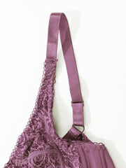 Lace Push Up Bra Breathable Bow Tie Women's Lingerie
