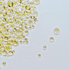 900pcs Clear Crystal Glitter Mixed Sizes Gems for Crafts DIY Christmas Card