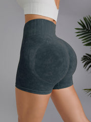 High Waist Hip Lifting Fitness Shorts for Women