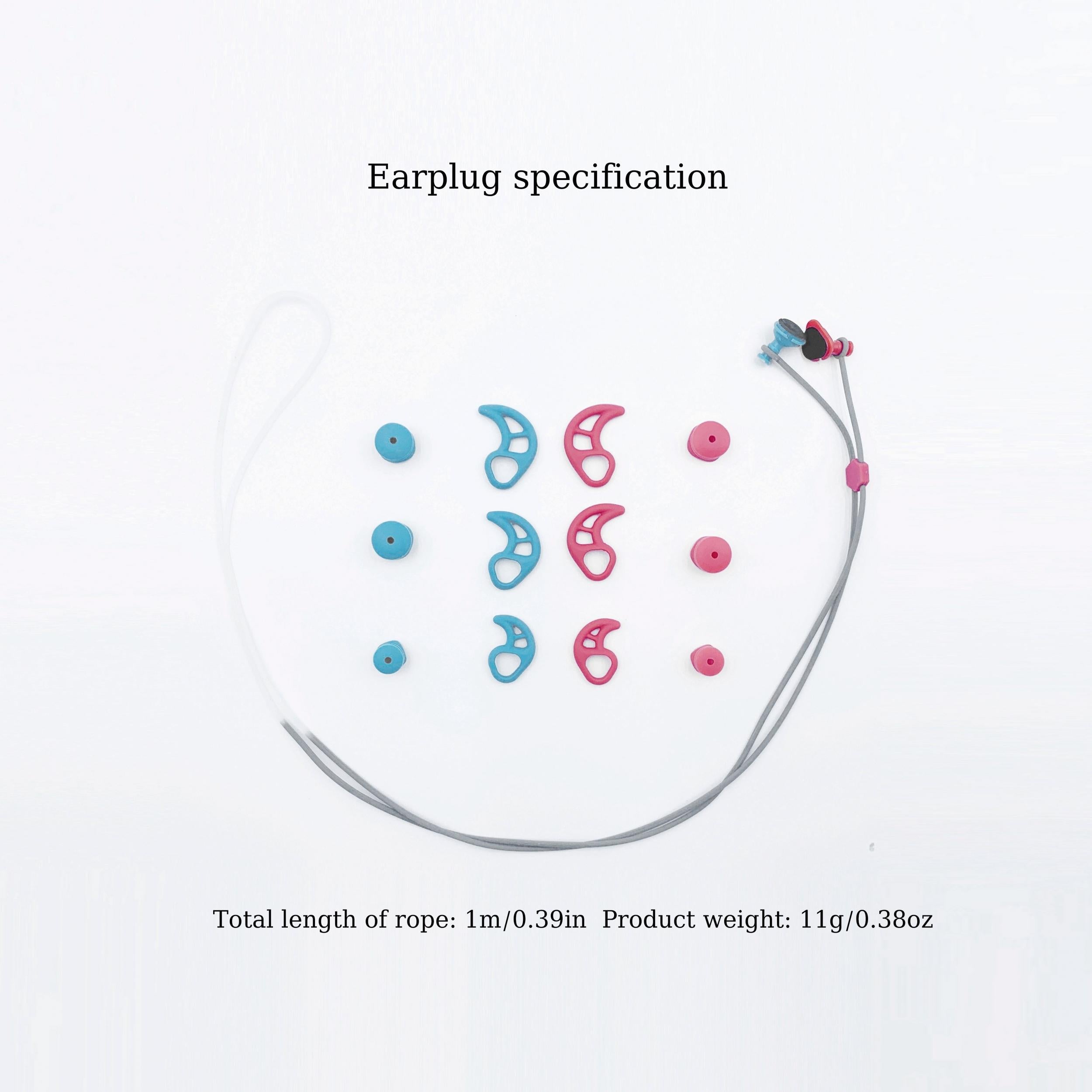 Silicone Diving Earplugs with Rope Waterproof Earplugs