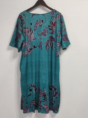 Floral Print Dress w/ Pockets
