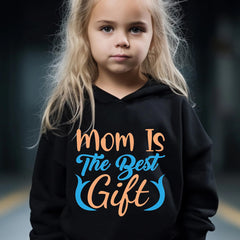 2pcs MOM IS THE Graphic Hoodies Pants Set Outfits Spring Fall Sports Gift Girls
