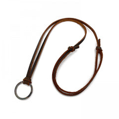 Retro Adjustable Leather Necklace for Sunglasses