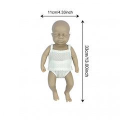 13" Soft Silicone Reborn Dolls Unpainted Full Body Realistic Newborn Doll