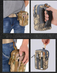 Tactical Molle Pouch Belt Waist Pack Bag Travel Military Waist Fanny Pack Ph