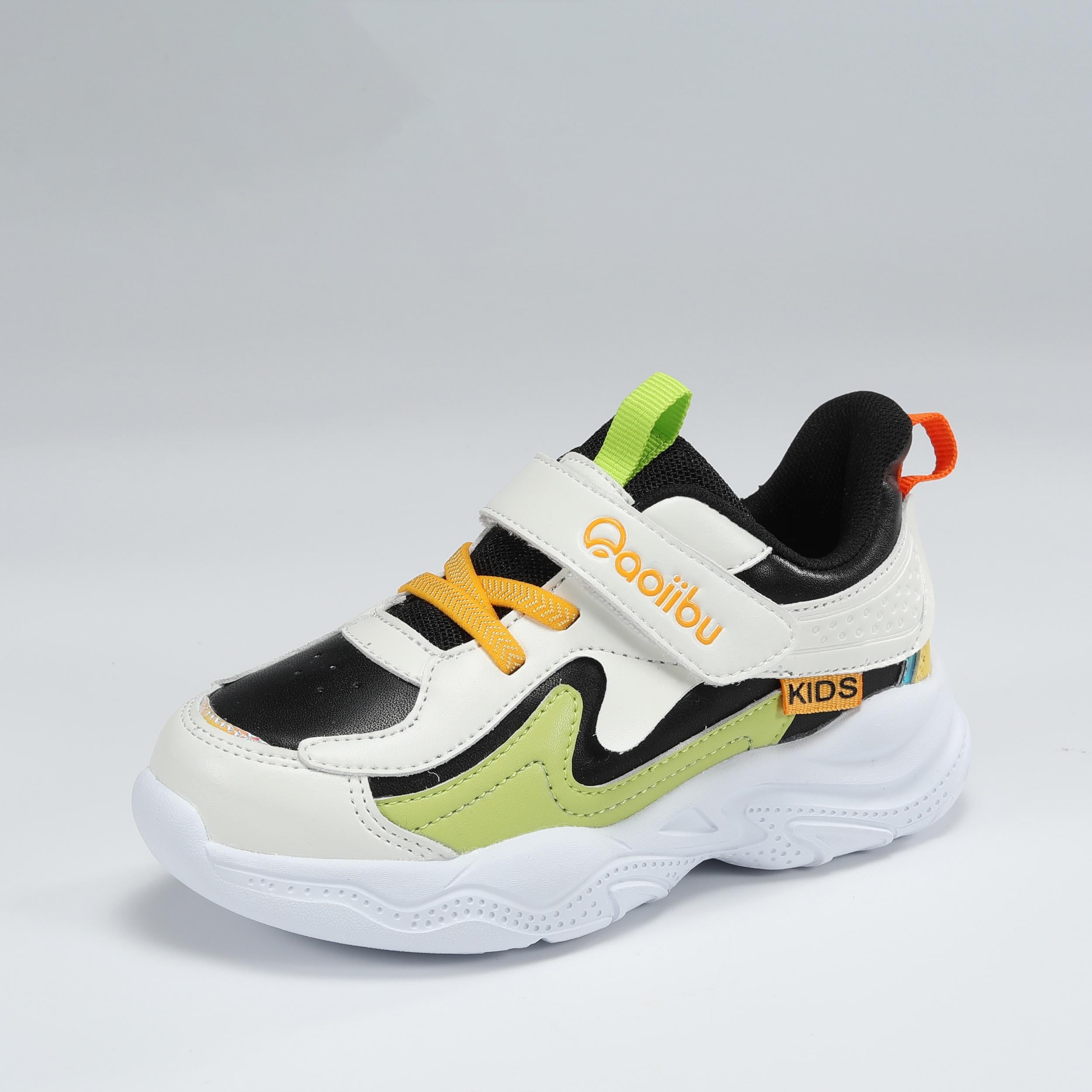 Boys Hook & Loop Sport Shoes Lightweight Casual Sneakers