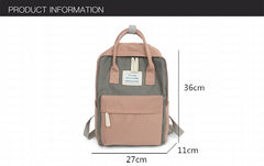 Women Canvas Backpacks Waterproof School Bags for Teenagers Girls