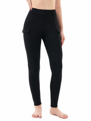 High Waisted Yoga Pants with Pockets - Tummy Control Leggings