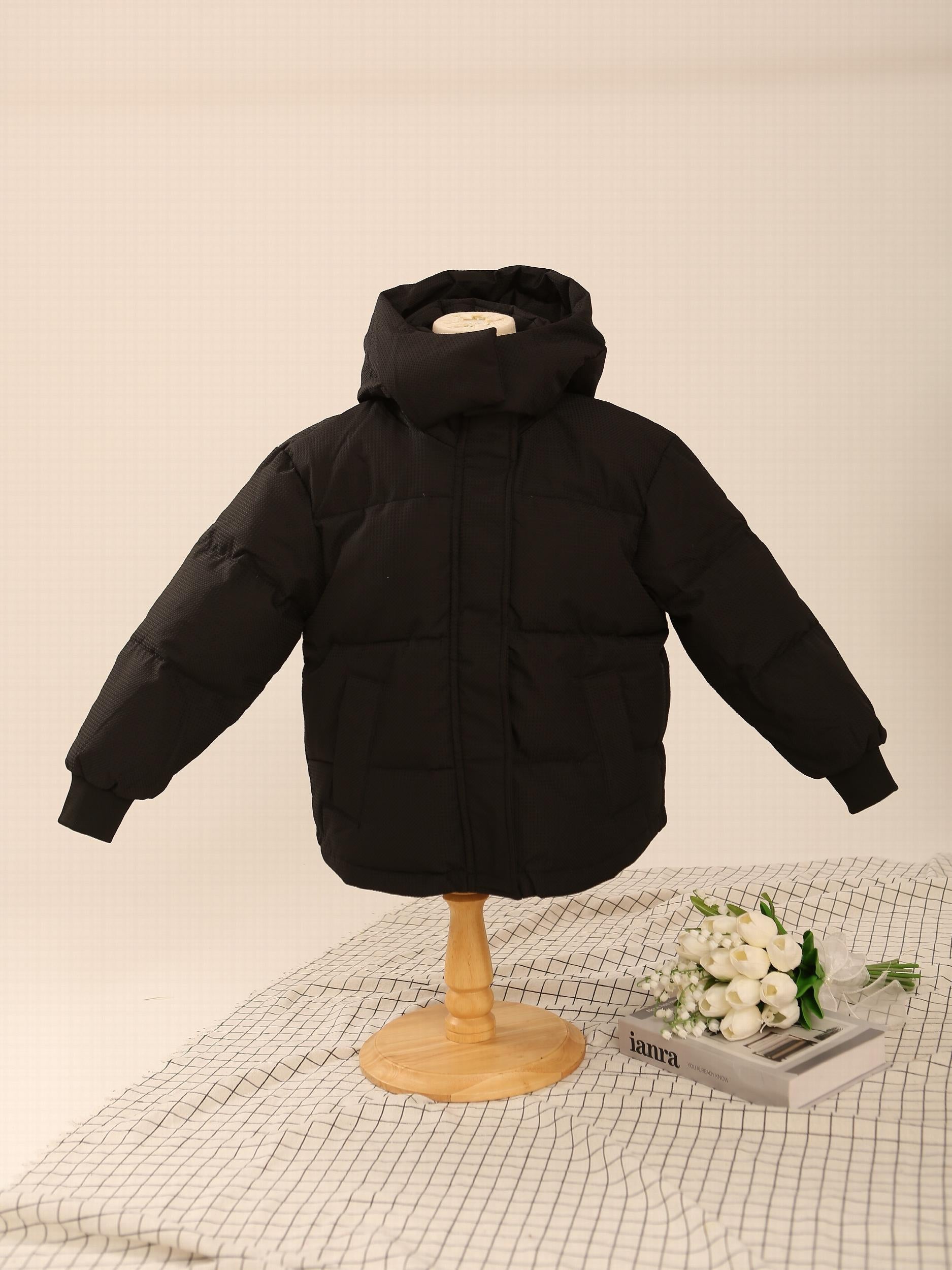 Sweet Girls Warm Hooded Coat Comfy Hoodies For Fall Winter
