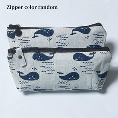 Creative Forest Pencil Bag Floral Canvas Student Pencil Bag