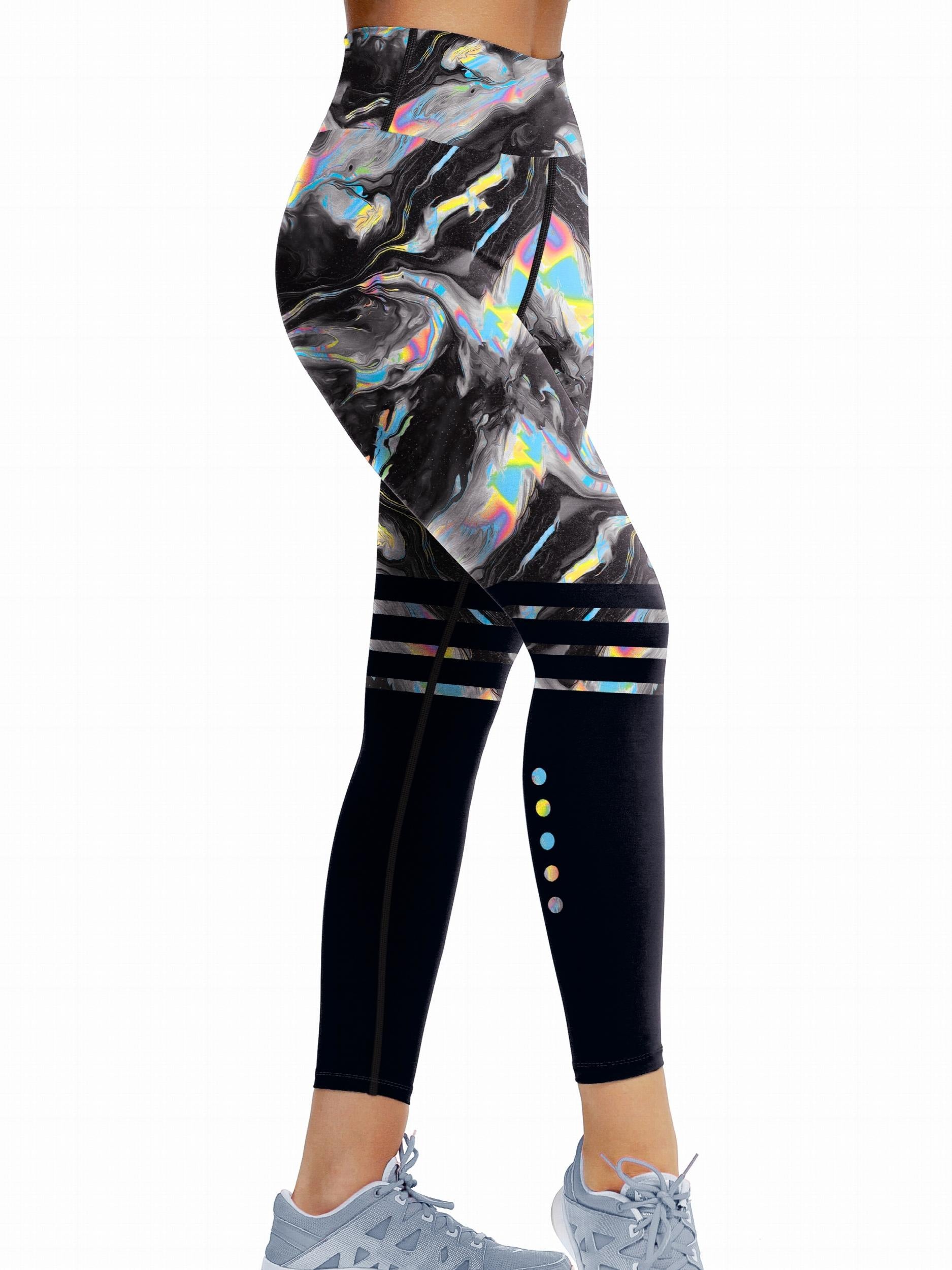 Tie Dye Yoga Pants Slim Fit Running Leggings