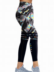 Tie Dye Yoga Pants Slim Fit Running Leggings