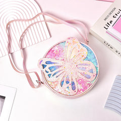 Kids' Unicorn Sequin Messenger Bag PU Waterproof Lightweight Crossbody