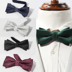 Men's Business Double Layer Bow Tie