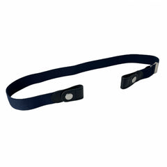 Polyester Elastic Waist Belt - Stylish Casual No Buckle Plated Belt