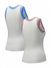 Outdoor Sports Contrast Casual Slim Sports Vest Women's Clothing