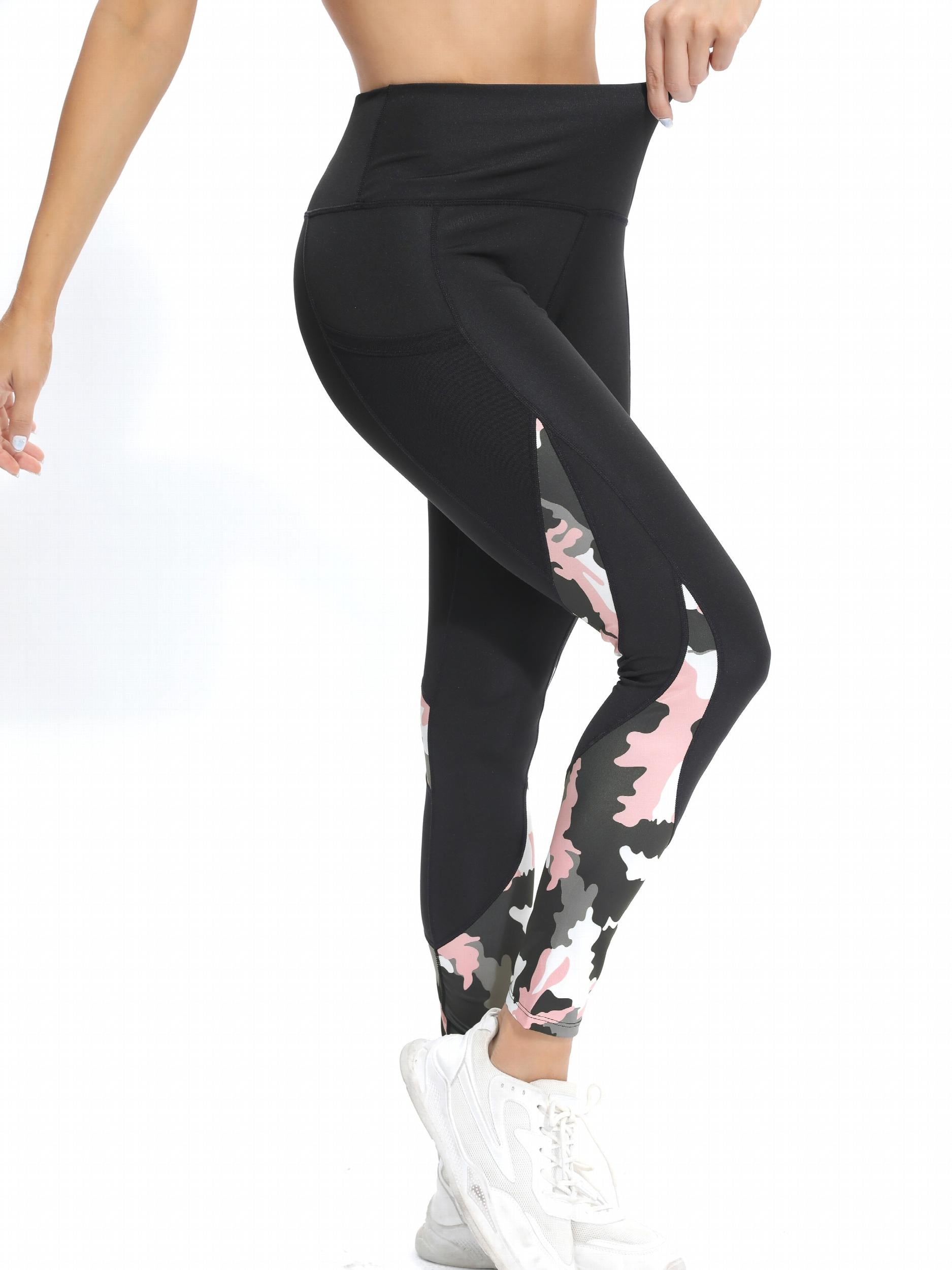 High Waist Slimming Yoga Leggings with Pocket